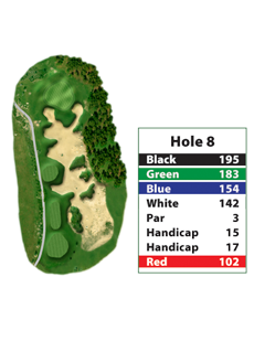 Candler Hills Golf Course Hole 8