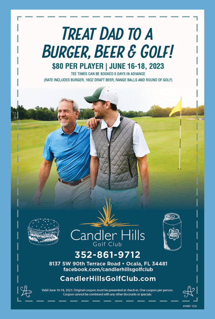 June 2023 Father's Day Special at Candler Hills Golf Course