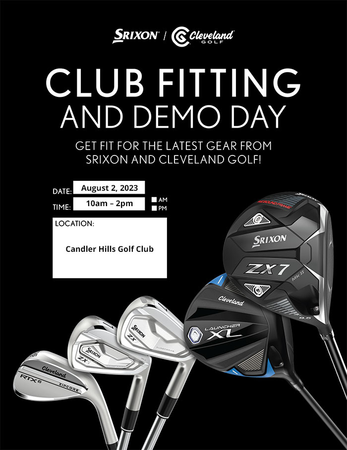 Srixon Cleveland Golf Fitting Day at Candler Hills Golf Club
