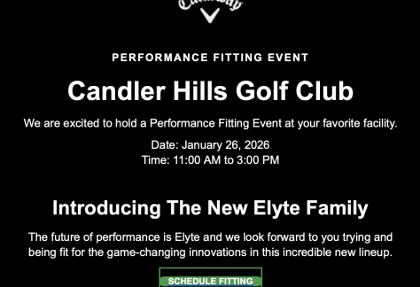 Callaway Golf Fitting at Candler Hills Golf Club