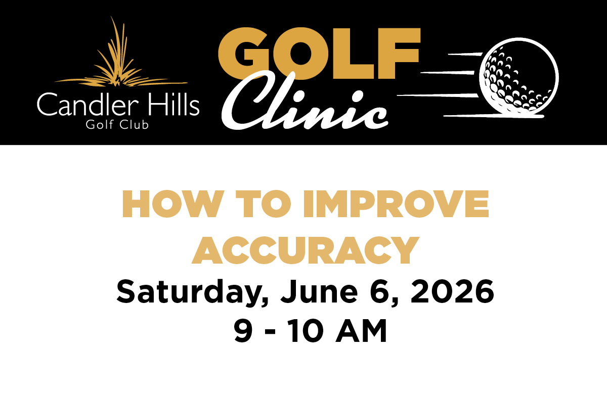 How to Improve Accuracy Golf Clinic at Candler Hills Golf Club