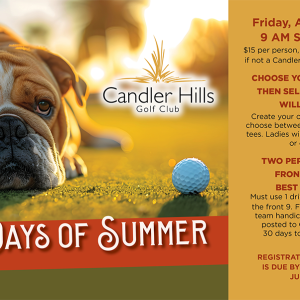 Dog Days of Summer at Candler Hills.